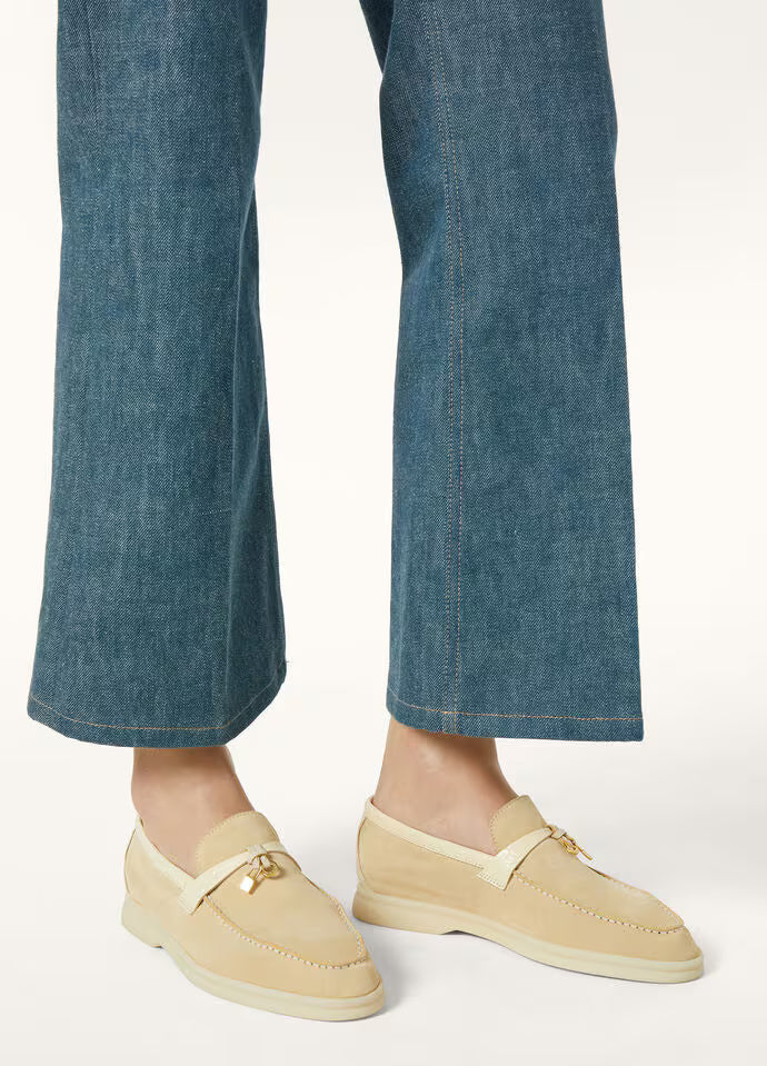 ROMA VELLUTO DERİ DETAYLI LOAFER