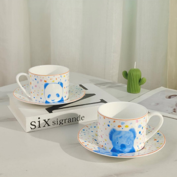 SOGNO DI PORCELLANA 2'Lİ KAHVE FİNCAN SETİ
