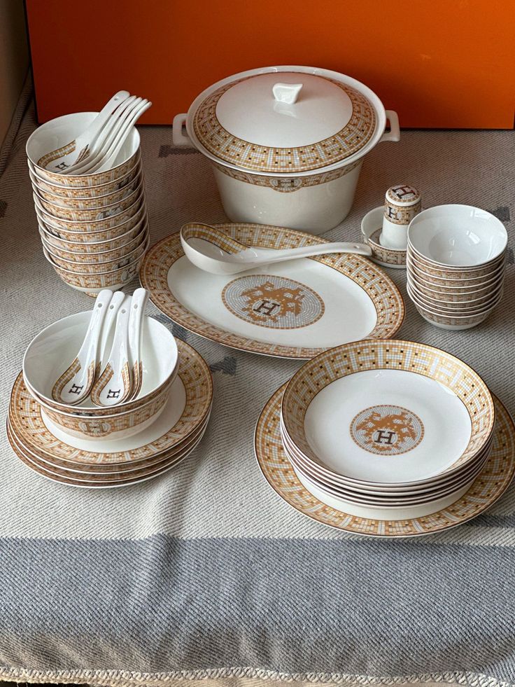 GOLD MOSAIC LUXE 58 PARÇA YEMEK SETİ