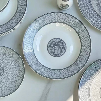 SILVER MOSAIC LUXE 58 PARÇA YEMEK SETİ
