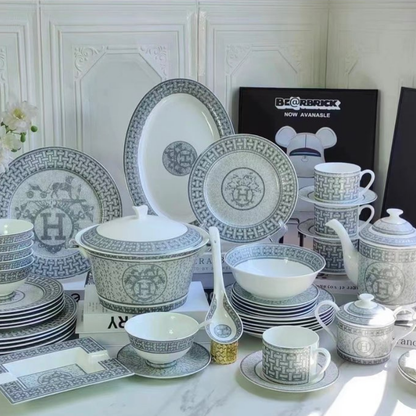 SILVER MOSAIC LUXE 58 PARÇA YEMEK SETİ