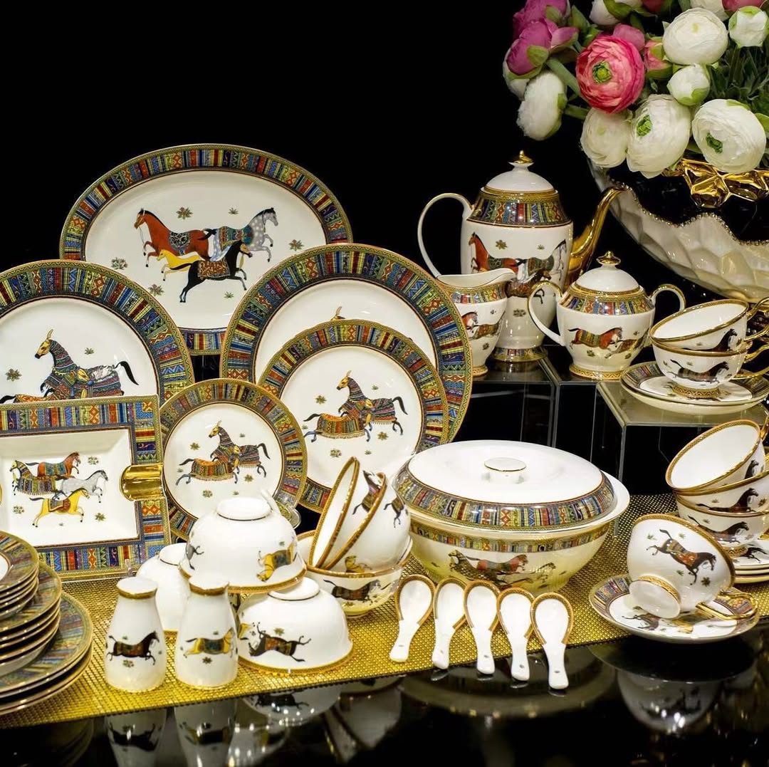 HORSE LUXE 58 PARÇA YEMEK SETİ