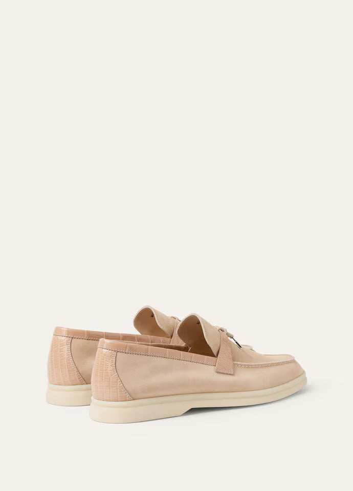 ROMA VELLUTO DERİ DETAYLI LOAFER