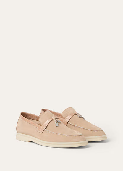 ROMA VELLUTO DERİ DETAYLI LOAFER