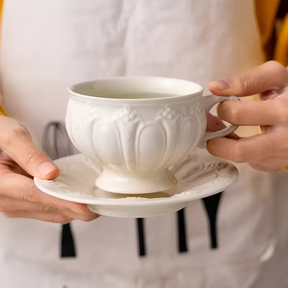 CREAM ELEGANCE KAHVE FİNCAN TAKIMI