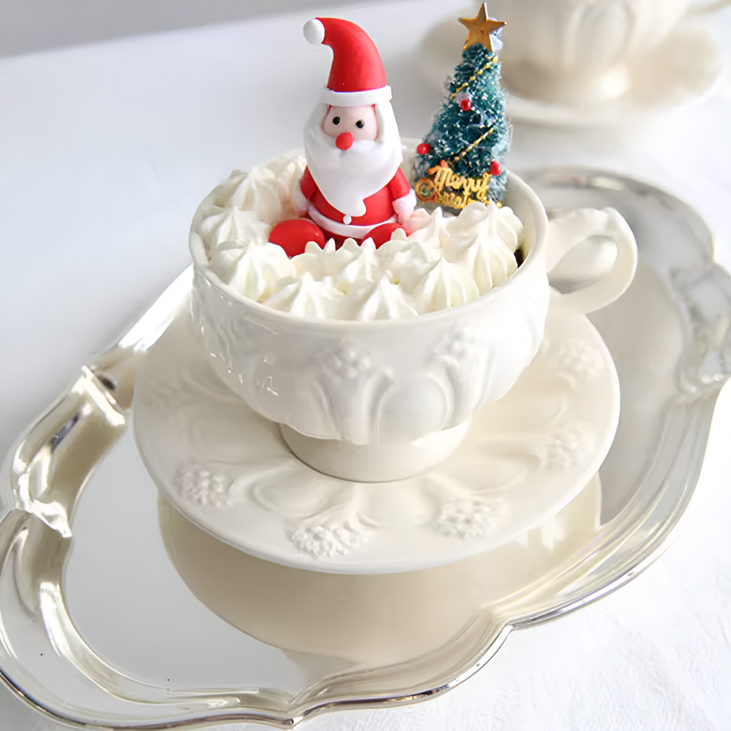 CREAM ELEGANCE KAHVE FİNCAN TAKIMI