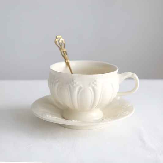 CREAM ELEGANCE KAHVE FİNCAN TAKIMI