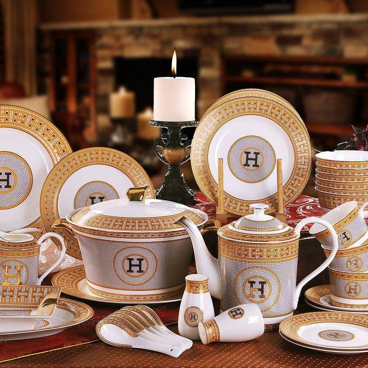 GOLD MOSAIC LUXE 58 PARÇA YEMEK SETİ