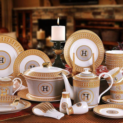 GOLD MOSAIC LUXE 58 PARÇA YEMEK SETİ