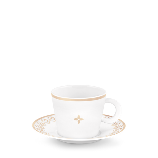 LV FLOWER TILE ÇAY VE KAHVE 2'Lİ SET - Cece Decór