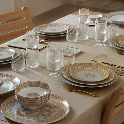 GOLD CASA MOSAIC 4 PARÇA YEMEK SETİ