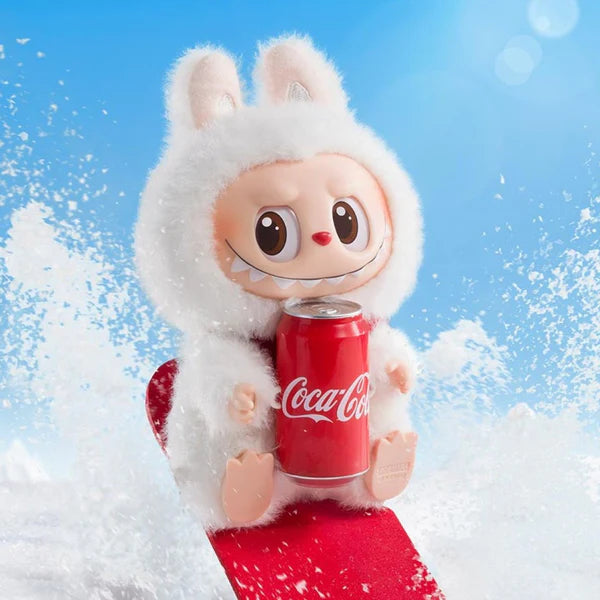 POP MART LABUBU THE MONSTERS COCA-COLA SERİSİ HAPPY FACTOR VİNİL PELUŞ FİGÜR